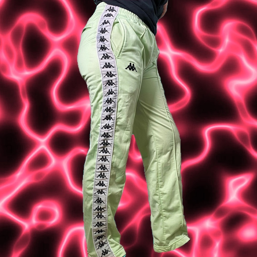 Limited Edition Mint Kappa Straight Leg Trousers🌙